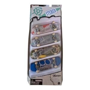 Tech Deck Stereo Skateboards 4 Pack 96mm Rare 2002 Danny Renaud Olly Todd Etc